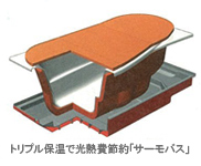 トリプル保温で光熱費節約「サーモバス」